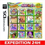 Cartouche de jeu ds - mario - 486 en 1 - compatible nintendo ds / 3ds - jeux varis - dition standard ...