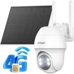 4g lte camera de surveillance exterieur sans fil 2k camera solaire avec carte sim sans wifi vision nocturne ...