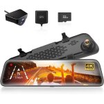 4k rétroviseur dash cam caméra de recul 2160p full hd rétroviseur avant / arrière double lentille dashcam ... 4k rétroviseur dash cam caméra de recul 2160p full hd rétroviseur avant / arrière double lentille dashcam ...