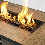 4 kg verres de feu pour brasro  gaz d?extrieur jardin verre tremp jaune ambr teamson home pt - fg0005 ...