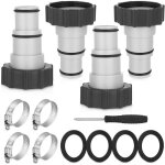 4pcs adaptateur tuyau piscine - aucune - adaptateur pour piscine intex - adaptateurs de tuyau de 32 / ...