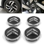 4pcs cache moyeux citroen enjoliveurs de 60 mm pour c2 c4 c5 c6 c - quatre logo noir / chromé 4pcs cache moyeux citroen enjoliveurs de 60 mm pour c2 c4 c5 c6 c - quatre logo noir / chromé