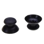 4pcs chapeaux bouchons capuchons boutons de joystick manette abs noir pour ps4