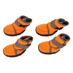 Bottes pour chien - hono - chengqi01 - imperm�ables - antid�rapantes - bandes r�fl�chissantes