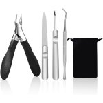 4pcs coupe ongle set professionnel pince coupe ongle kit manucure et pedicure pour pied ongle �pais et ...