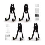 4pcs crochet de rangement de garage en acierstockage outils garage crochets avec rev�tement anti - d�rapant ...