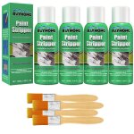 4pcs dcapant peinture professionnel - enlve laques et vernis sur jantes / mtaux sans rayer