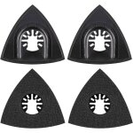 4pcs delta patin de ponage 80mm multi - outil accessoires pour patin de fixation lame  multi outil ...