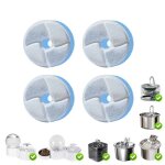 4pcs filtres  charbon pour wf180 fontaine  eau pour chat chien - compatible with wf070 / wf180 / ft333 ...
