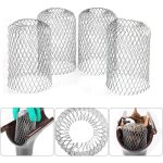 4pcsfiltres de gouttière en aluminium gardes de gouttière protections protections de tuyau de descente ... 4pcsfiltres de gouttière en aluminium gardes de gouttière protections protections de tuyau de descente ...