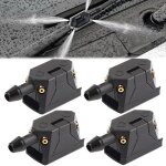 4pcs gicleur lave glacebuses dessuie - glace de pare - brise universellesgicleur essuie glace voiture ...