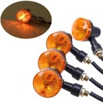 4pcs indicateurs de moto clignotants 12v tanche universel pour gn125 moto scooter quad cruiser off road ...