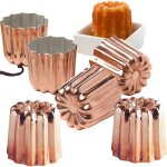 4pcs moule cannel cuivre moules cannels bordelais ptisserie franaise traditionnel diamtre 55 cm ...