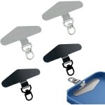4pcs patch ultrafins en acier inoxydable pour lani�re t�l�phone portabledragonne universelle anti - pertefixat ...