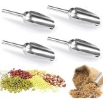 4pcs pelle  glace en acier inoxydable pelle  farine pelle  nourriture pelle  sucre pelle pratique ...