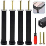 4pcs pied de lit à visser metal hauteur 30 cm pieds pour sommier à lattes universel sans perçage liaison ... 4pcs pied de lit à visser metal hauteur 30 cm pieds pour sommier à lattes universel sans perçage liaison ...