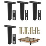 4pcs pieds pour sommier � lattes pied de lit robuste r�glable 18 - 32cmpieds de sommier lit liaison r�glables ...