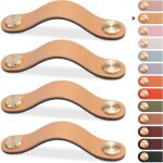 4pcs poign�e meuble cuirbouton porte placard poignee cuir bouton de tiroirpoignee de meuble vintage pour ...