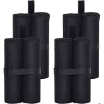 4pcs sac de lestage pour tonnelle et pavillon paquet de poids lourd de sable gazebo pour parasol tente ...