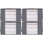 4pcs sacs de rangement v�tement grand boite rangement cartons d�m�nagement pliable housse couette pour ...
