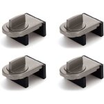 4pcs verrou baie coulissante couleur cafbloque fenetre coulissanteverrou fenetre rglablespour portes ...