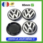4x cache moyeu centre de roue pour volkswagen vw 65mm embleme logo insigne jante