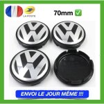 4x cache moyeu centre de roue pour volkswagen vw 70mm embleme logo insigne jante