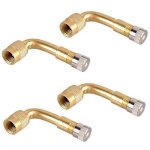 Raccord prolongateur coude - mtal - 90 degrs - universel - pour moto et vlo