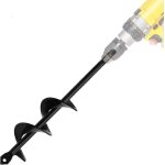 4x22cm tarière de jardin pointue avec mât noir tarière hexagonale foret 4x22cm tarière de jardin pointue avec mât noir tarière hexagonale foret