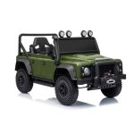 4x4 voiture �lectrique enfant 12v land rover defender 110svx verte t�l�commande 24ghz usb / aux / bluetooth ...