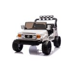 4x4 voiture �lectrique enfants 2 places toyota fj cruiser xxl sous licence blanc batterie lithium portable ...