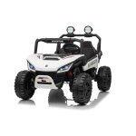 4x4 voiture lectrique enfants t - rex ride 2 places 24v blanche mp3 / usb / aux batterie au lithium ...