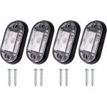 4x4leds feux latraux clairage led - feux de gabarit tanches 12v / 24v pour remorque van camion lorry ...