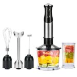 5 - en - 1 mixer plongeur - mixeur plongeant - 1000w - 21 types de rglage de la vitesse - hachoir fouet ...
