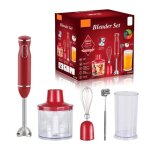 5 - en - 1 mixer plongeur - mixeur plongeant - 800w - 2 types de rglage de la vitesse - hachoir de 500ml ...