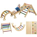 5 en 1 triangle arche d'escalade enfants - aiyaplay - avec rampe d'escalade réversible, toboggan, bascule ... 5 en 1 triangle arche d'escalade enfants - aiyaplay - avec rampe d'escalade réversible, toboggan, bascule ...