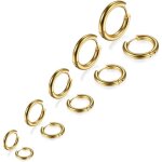 5 boucles doreilles cr�oles pour hommes et femmes