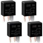 5 broches 12v 30a relais automobile relais dmarreur relais voiture relais robuste pour accessoires de ...