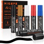 5 couleurs marqueur acrylique large15mm jumbo stylos de peinture acrylique3 en 1 feutres graffiti acryliques ...