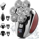 5 in 1 rasoir tete chauve homme 7d �tanche tondeuse cheveux hommes rechargeable rasoir crane homme tondeuse ...