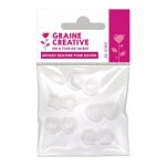 5 mini moules pour bijoux formes