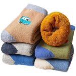 5 paires chaussettes chaudes pour enfants garons et filles mrinos laine chaussettes paisses doubles ...