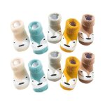 5 paires de chaussettes dhiver douces et �paisses pour b�b� adapt�es aux b�b�s de 6 � 12 mois avec des ...