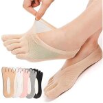 5 paires dorteils chaussettes pour femmeschaussettes � cinq doigts respirantes chaussettes antid�rapant ...