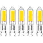 5 - pcs 2w g9 culot capsules cob led ampoule 220v 200 lumen pour lustre lampe de bureau applique murale ...