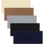 5 pcs bandeau cheveux femme homme 8 cm bandeau mode pour femmes elastique cheveux sport headband antidrapant ...