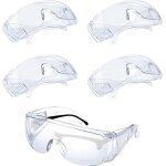 5 pcs lunette de protection travail verres transparent lunette protection chimie tenue sécurisée anti ... 5 pcs lunette de protection travail verres transparent lunette protection chimie tenue sécurisée anti ...