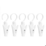 5 pices pince linge avec crochet rotatif pour serviettes vtements et chapeaux antidrapant couleurs multiples ...