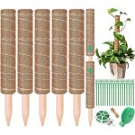 5 pices 42cm tuteur monsteratuteur coco tuteur plante interieur jusqu 160 cmtuteur sphaigne avec boucle ...