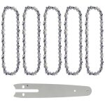 5 pièces 6 pouces 37 tg chaînes de tronçonneuses petite guide tronçonneuse pour outillage jardin 5 pièces 6 pouces 37 tg chaînes de tronçonneuses petite guide tronçonneuse pour outillage jardin